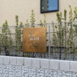 ほしやま鍼灸院　裏　看板